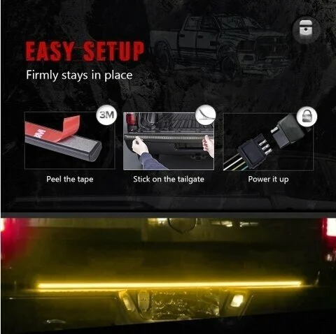 🔥LED tailgate lights, turn signals and driving and reversing lights🔥