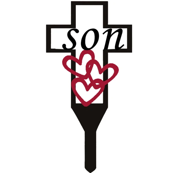 Sale Ends Today 50%OFF - Cemetery Memorial Cross Stake for Parents