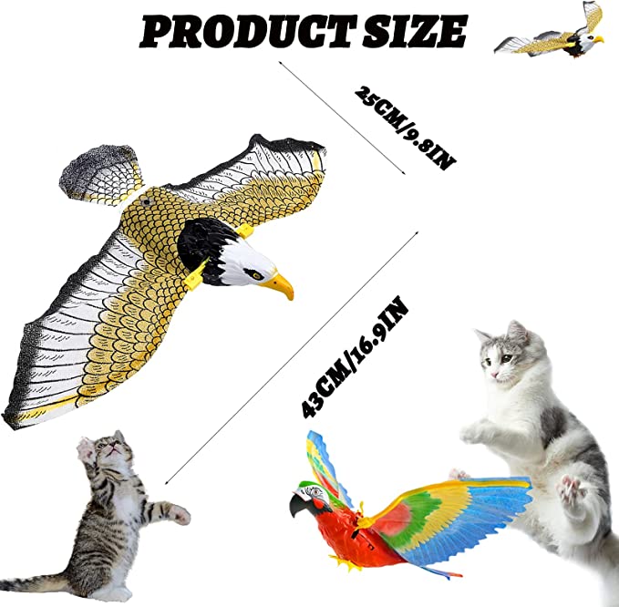 🔥LAST DAY 49% OFF-Simulation Bird Interactive Cat Toy for Indoor Cats