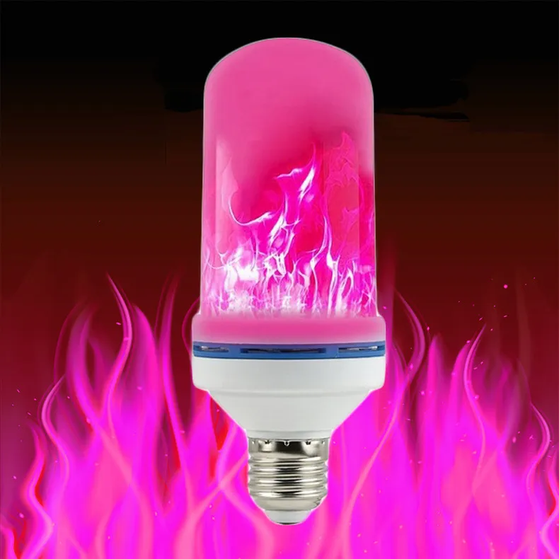 LED FLAME LIGHT BULB WITH GRAVITY SENSING EFFECT