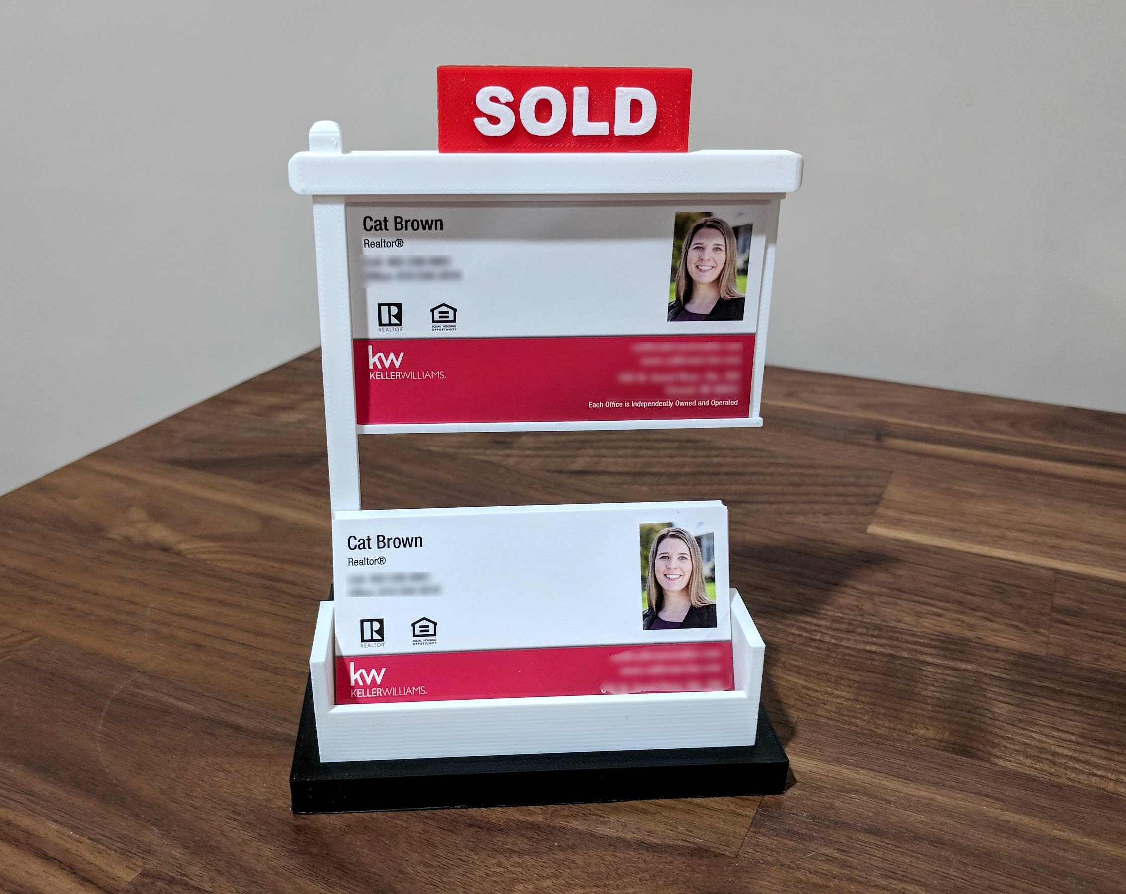 🔥70% OFF LAST DAY - Customize Real Estate Business Card Display
