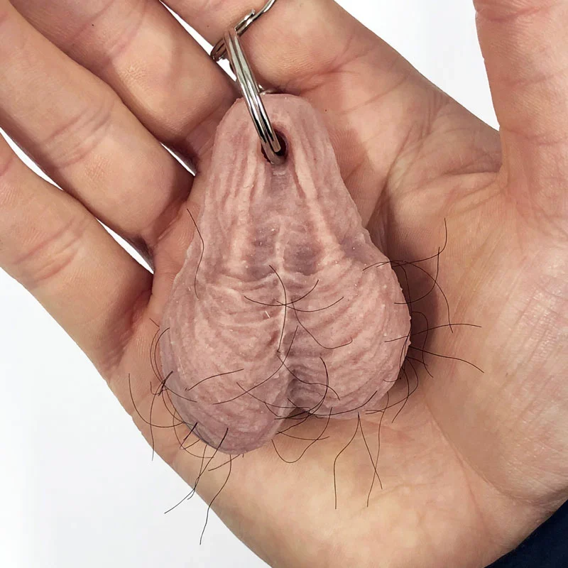 Funny Hairy Keyring