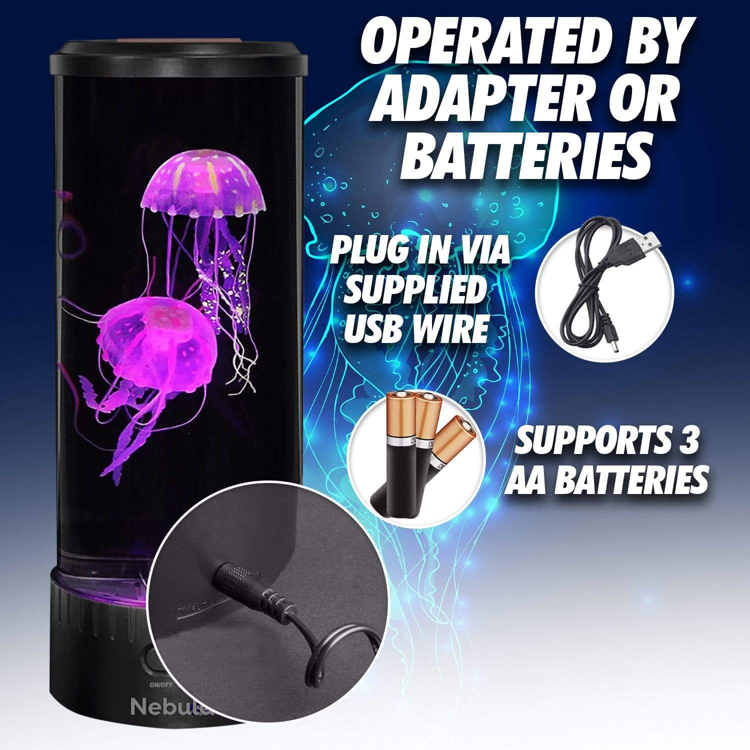 Birthday Gift-The Jellyfish Aquarium Lamp By Nebula