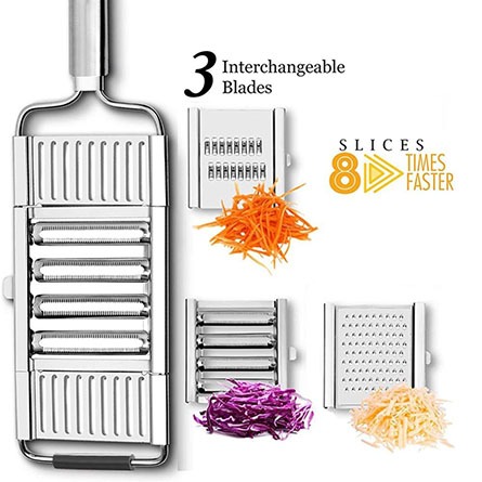(3 in 1) 8 x schneller Grater Make your cooking more efficient