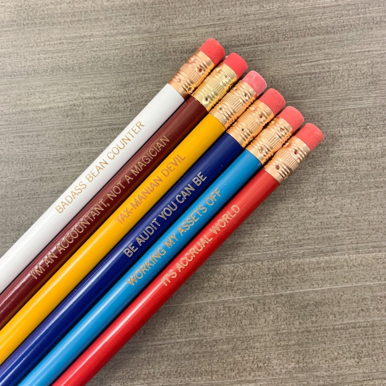 accountant pencil set✏ (6PCS)