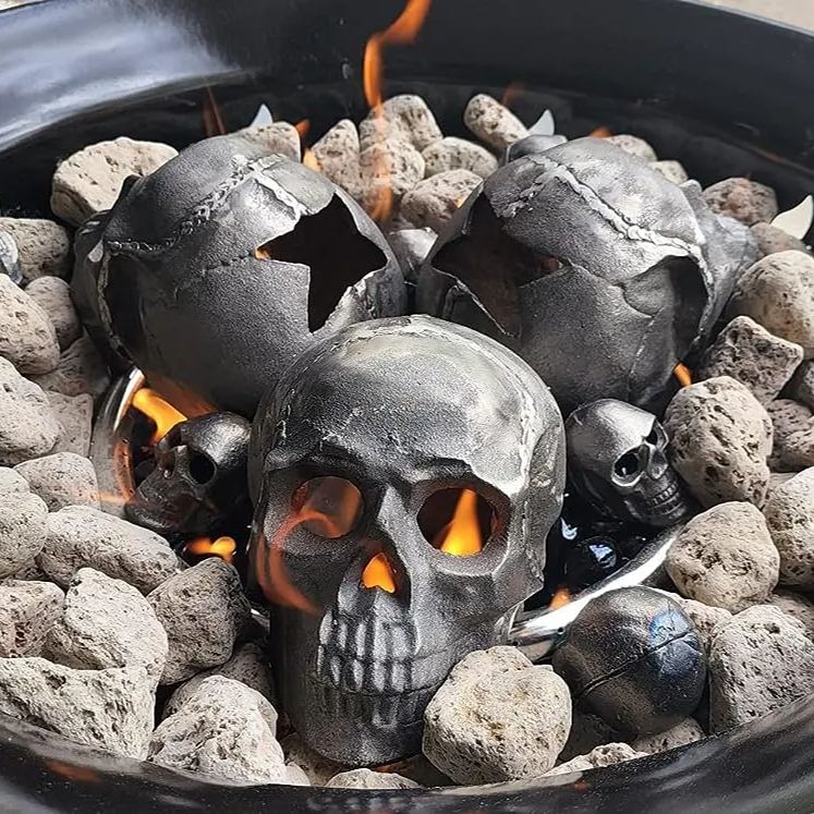 🔥 Last Day Promotion 50% OFF🔥 Ceramic Fireproof Fire Pit Skull 💀