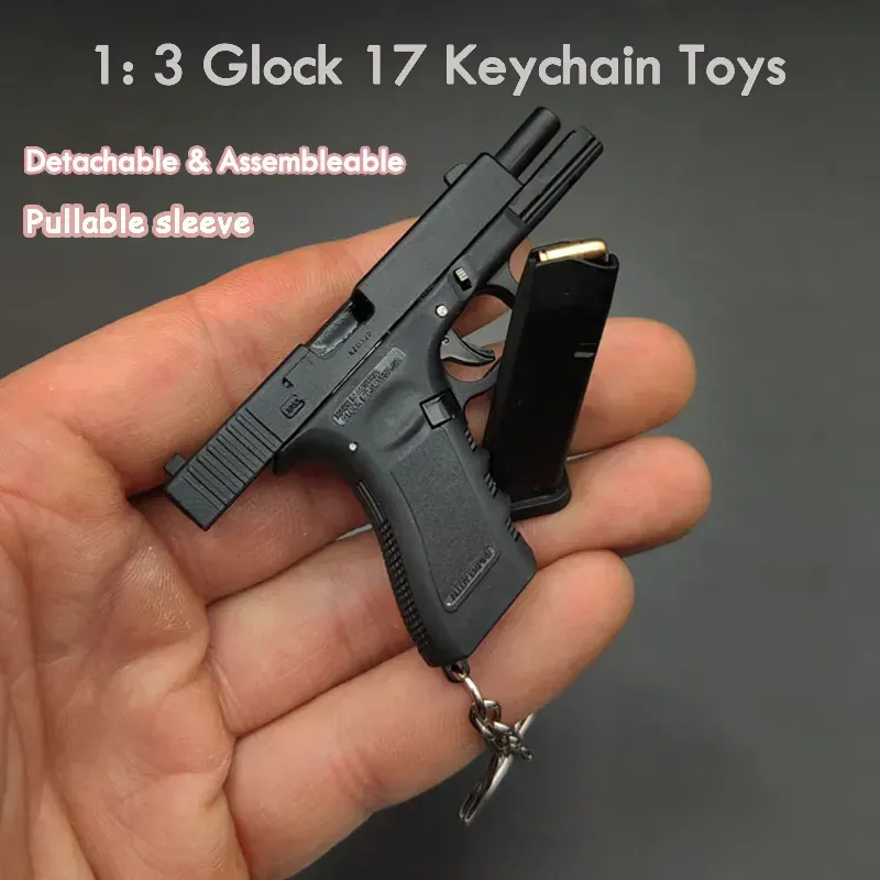 G17 Glock Mini Pistol Keychain