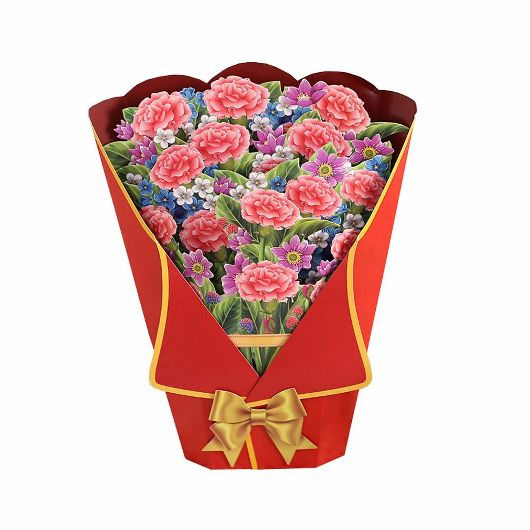 💖Mother's Day Sale💖Pop Up Flower Bouquet Greeting Card