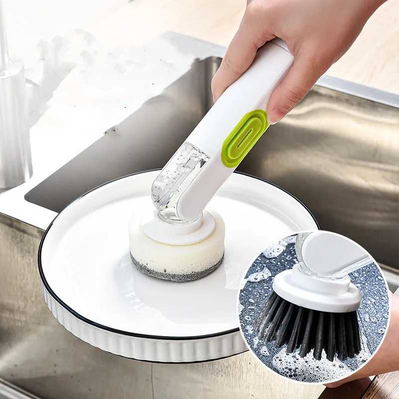 🔥HOT SALE🔥-Multi-functional Long-handle Liquid-filled Cleaning Brush