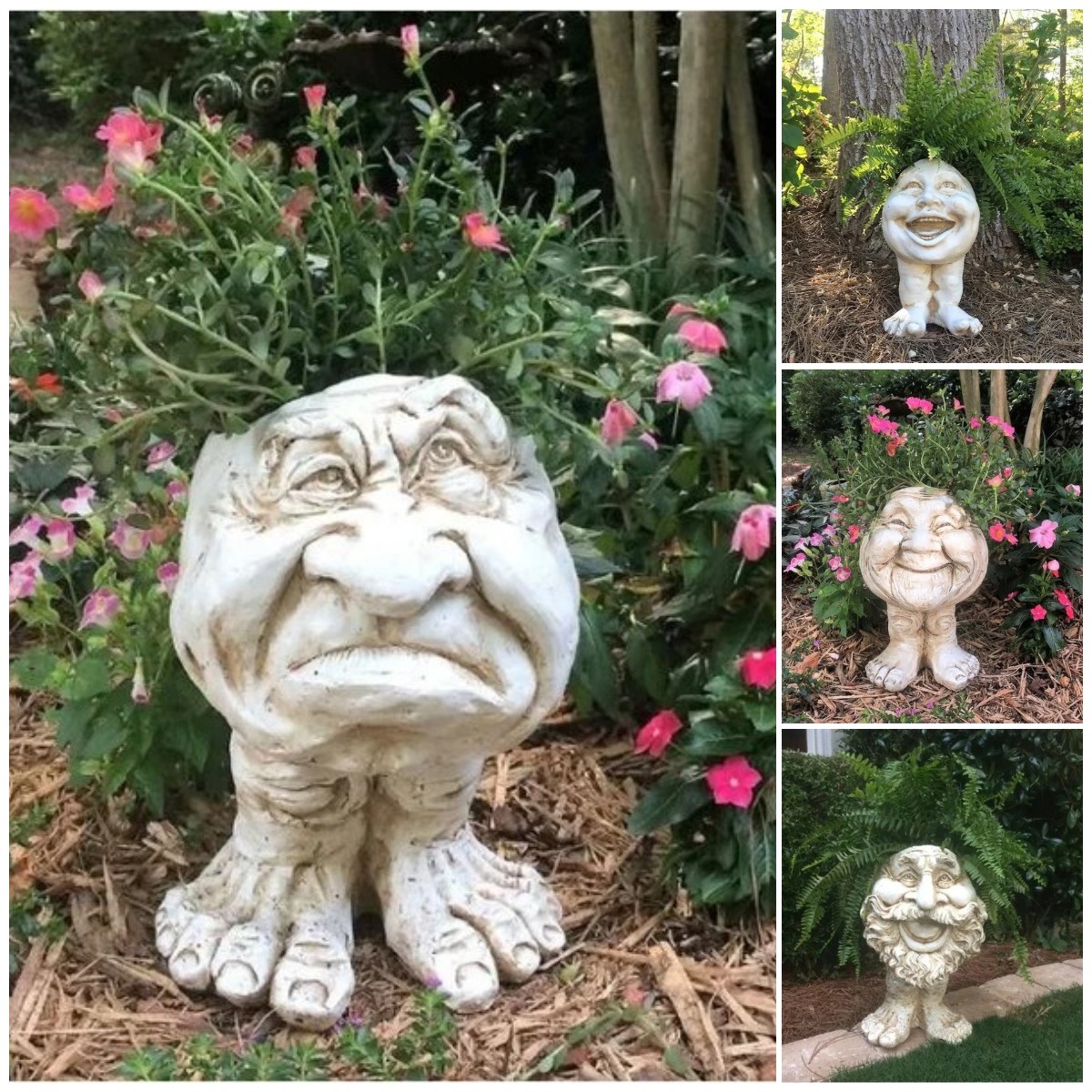 🤣Mugglys Face Statue Planter - Happy New Year 49% OFF✨