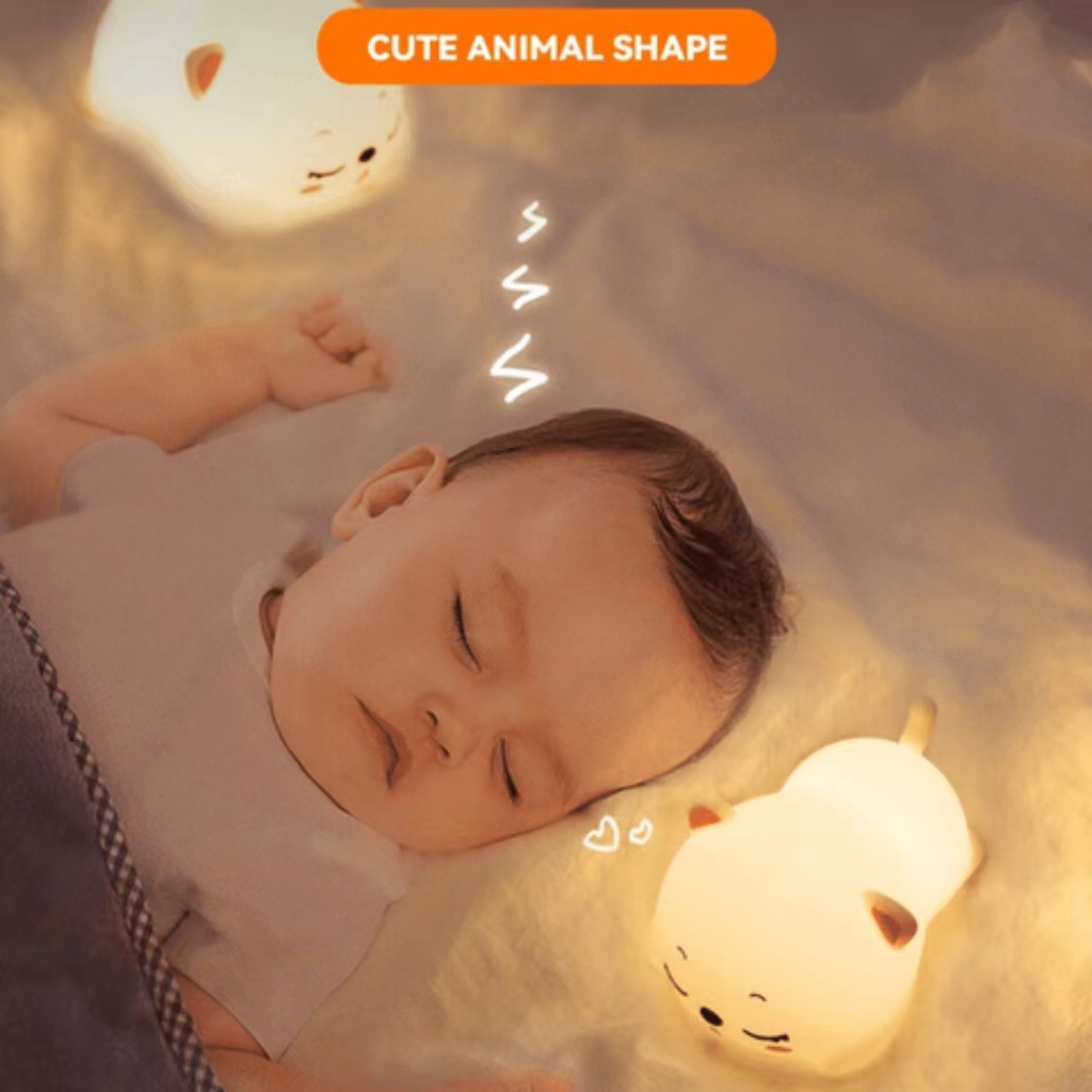 🔥Colorful Cat LED Dimming Night Light😺