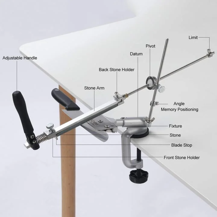 🔥Hot Sale - Pro KNIFE Sharpener With 4 Whetstones