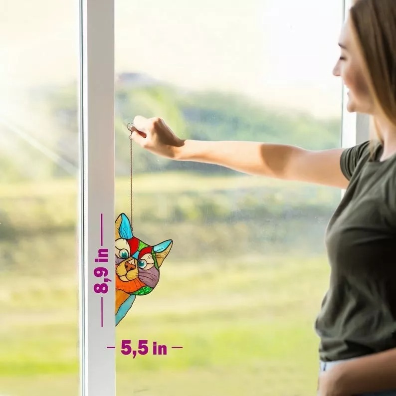 🔥Black Friday Sale 50% OFF😸CAT SUNCATCHER--PERFECT GIFT FOR CAT LOVERS💞