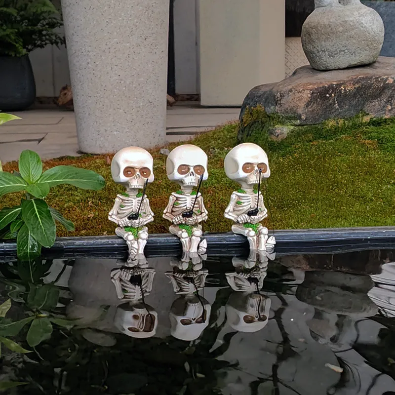 🔥Last Day 48% OFF🔥Fishing Skeleton Garden Accessory - Buy 2 Get 1 Free & Free Shipping Now