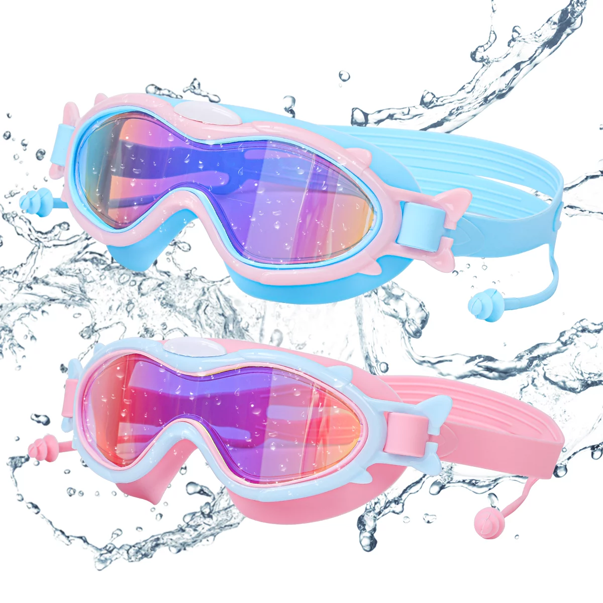 🏄‍♂️ Kids Swim Goggles for Age 3-15 Boys Girls