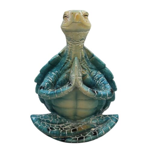 🐢Funny Yoga Turtle Craft Resin Decorative Yoga Turtle Ornament