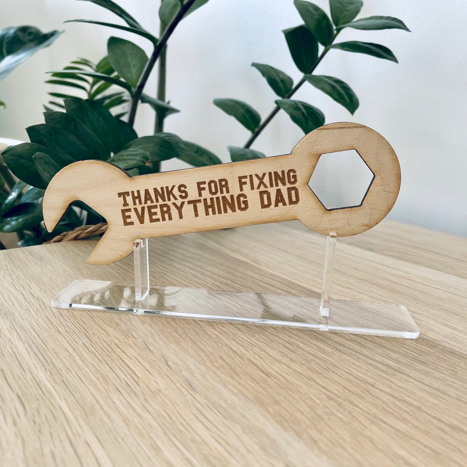 Laser Cut Wooden Father's Day Gift