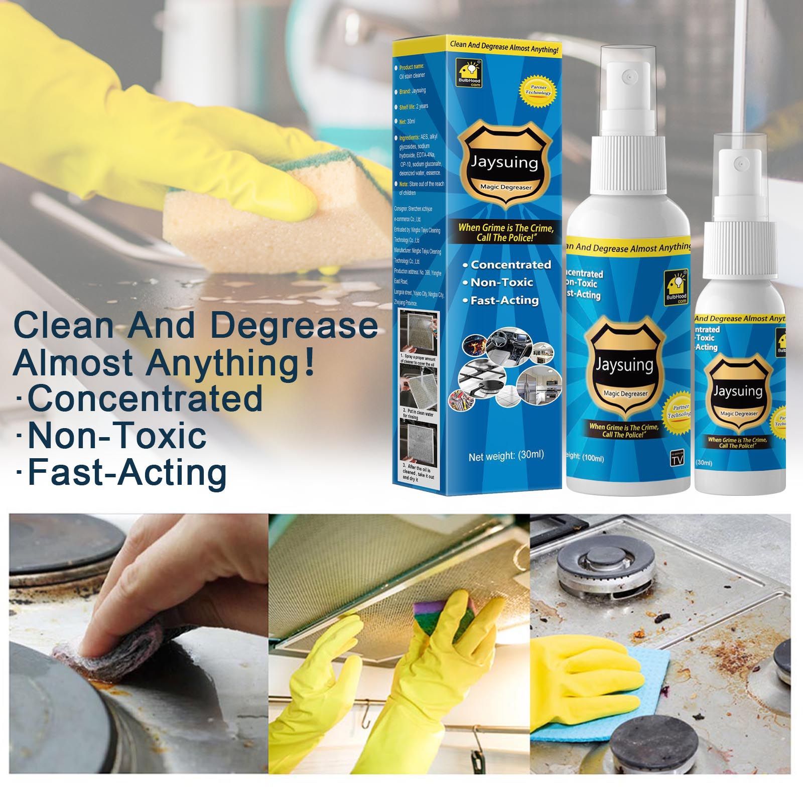 🔥NEW YEAR 2023 SALE 49% OFF🔥Magic Degreaser Cleaner Spray