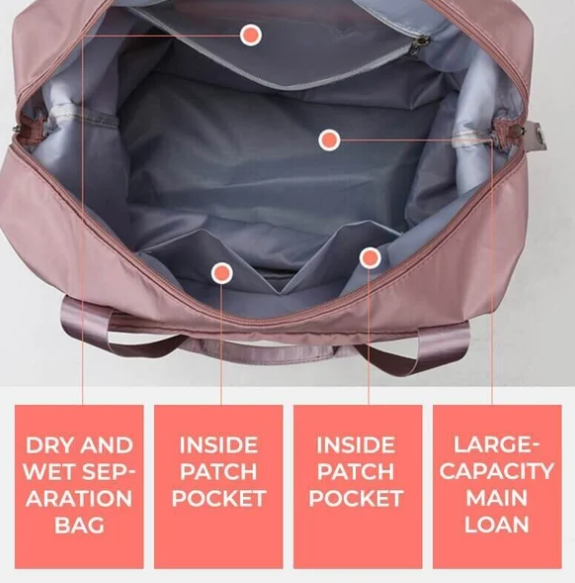 Collapsible Waterproof Large Capacity Travel Handbag