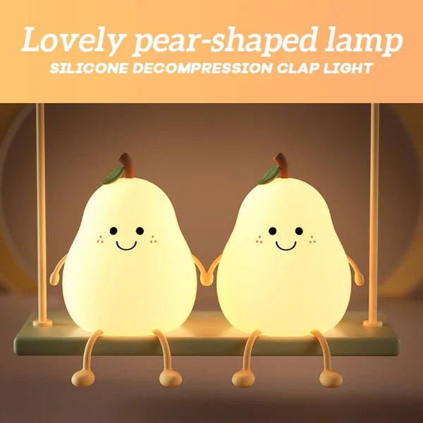 🎁 Pear-shaped Silicone Decompression Clap Light - Buy 2 Get Extra 10% OFF & Free Shipping