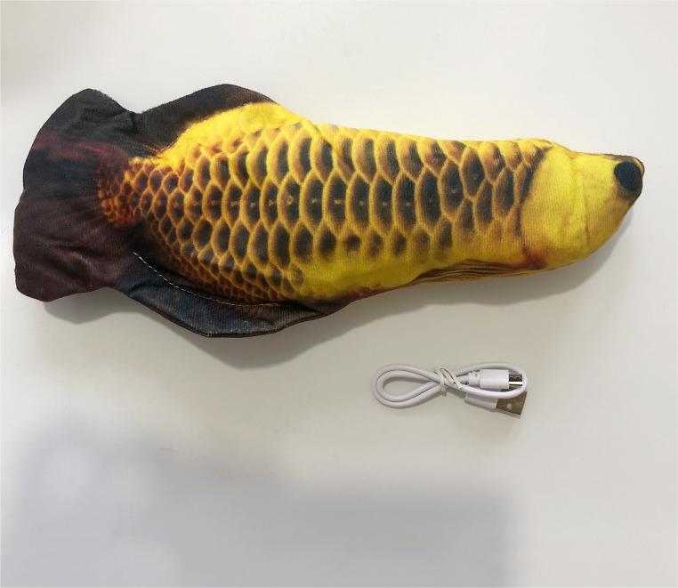 🔥Last Day Promotion - Electric Moving Fish Interactive Plush Toys