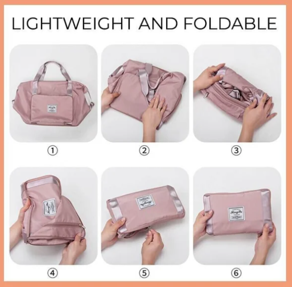 Collapsible Waterproof Large Capacity Travel Handbag