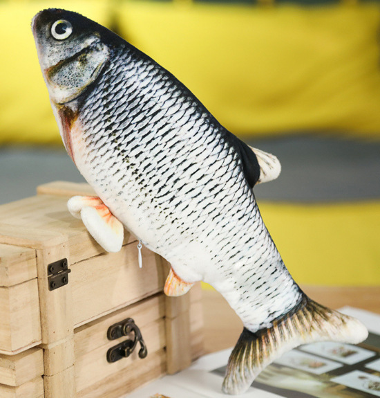 🔥Last Day Promotion - Electric Moving Fish Interactive Plush Toys