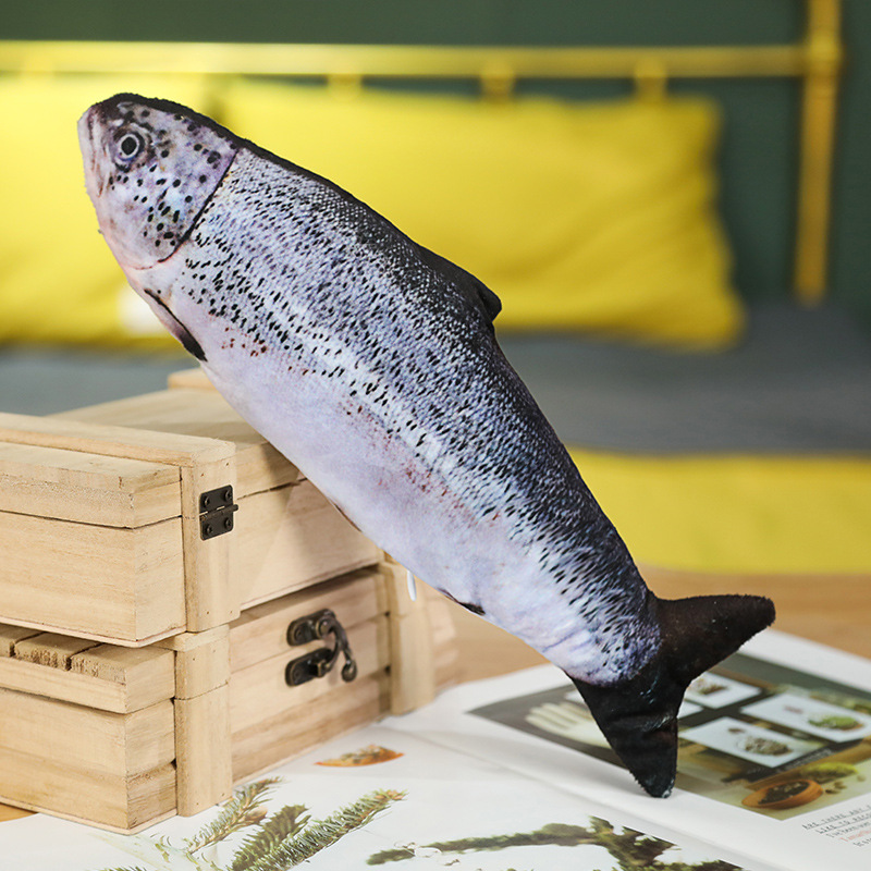 🔥Last Day Promotion - Electric Moving Fish Interactive Plush Toys