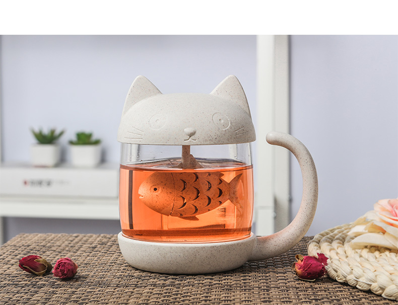 🔥Hot Sale-Save 49%-2023 The Newest Cartoon Soaking Glass Cup🍵