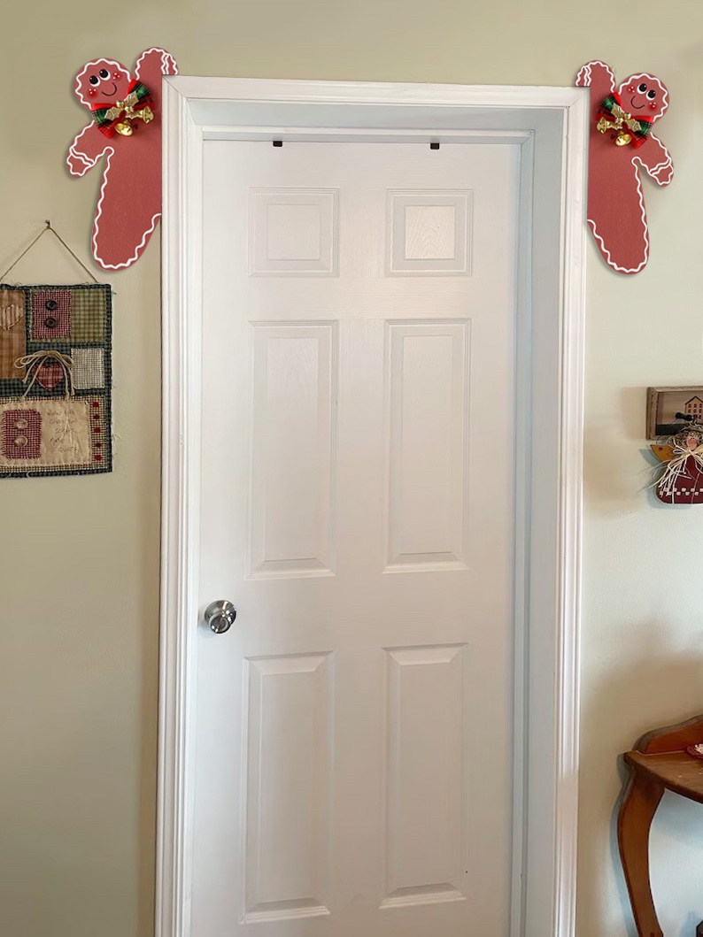 Christmas Gingerbread Door Or Window Decor
