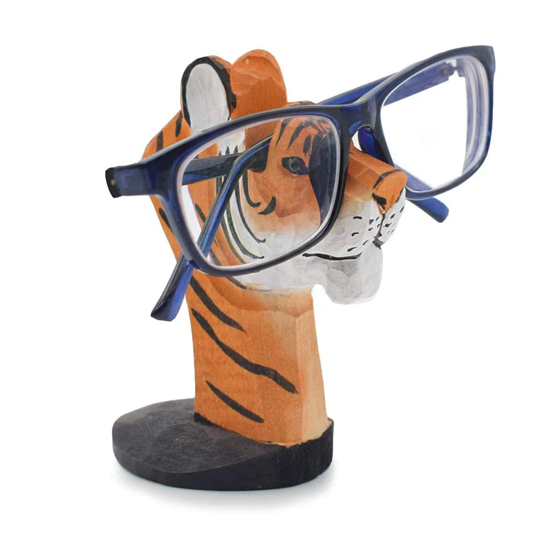 🐅🦓🎅🐓 3D Animal Spectacle Stand Made of Wood