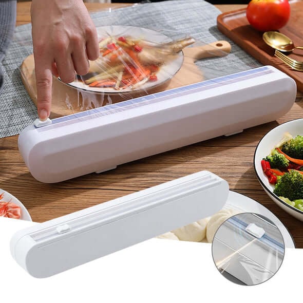 🎊HOT SALE🎊-Plastic Wrap Dispenser With Cutter