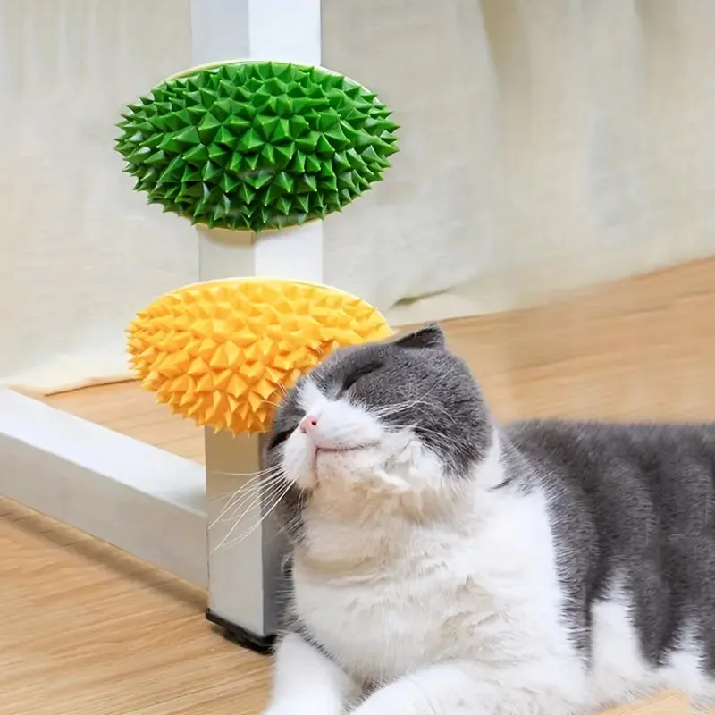 Cat Toys Corner Scratcher Comb Self-Adhesive Cute Durian