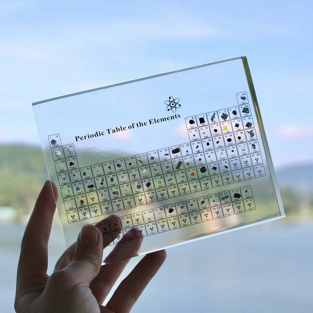 💝Collector's Edition 💝 Periodic Table With Real Elements