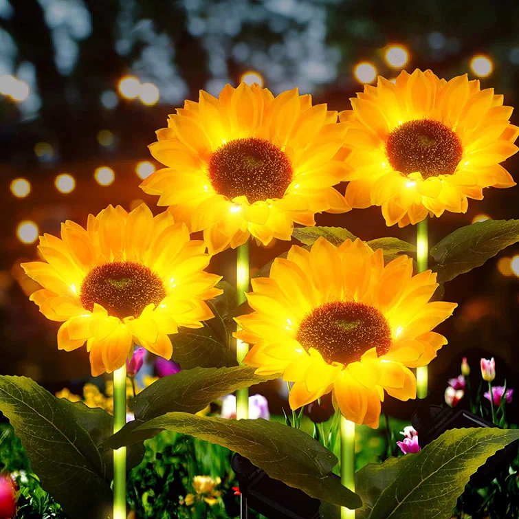 🎊HOT SALE🎊 Waterproof Solar Garden Sunflower Lamp