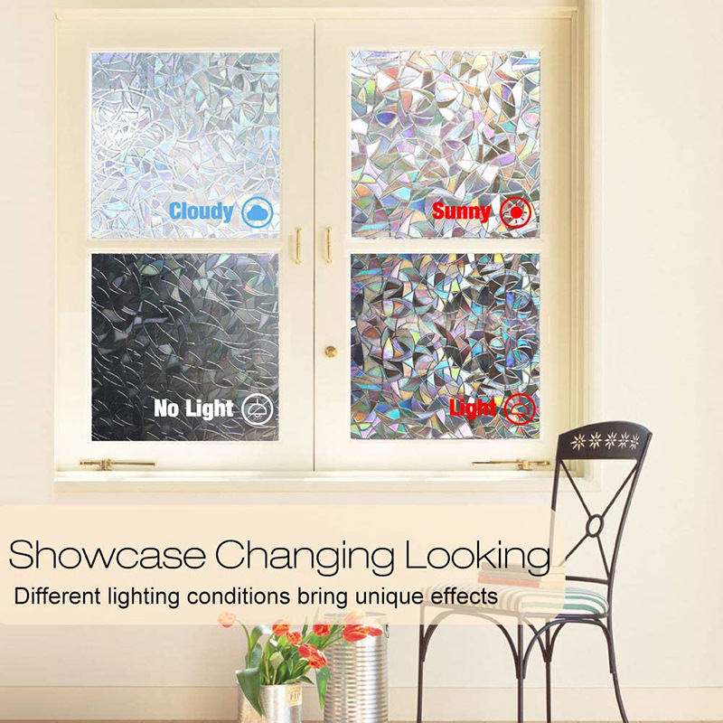 🌈Rainbow Film Anti-light Window Glass Sticker✨