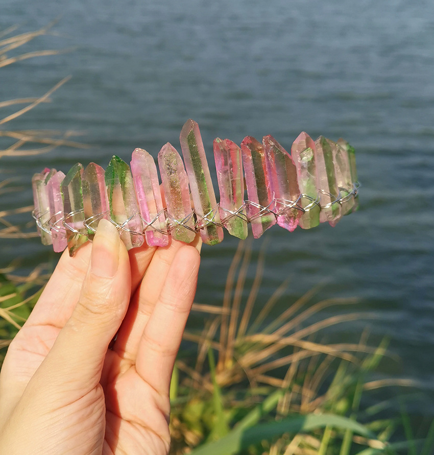 🔥Handmade Natural Crystal Crown