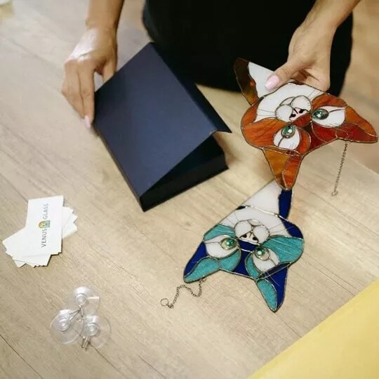 🔥Black Friday Sale 50% OFF😸CAT SUNCATCHER--PERFECT GIFT FOR CAT LOVERS💞