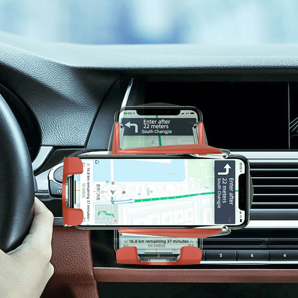 CAR WIRELESS AUTO-SENSING CHARGER PHONE HOLDER