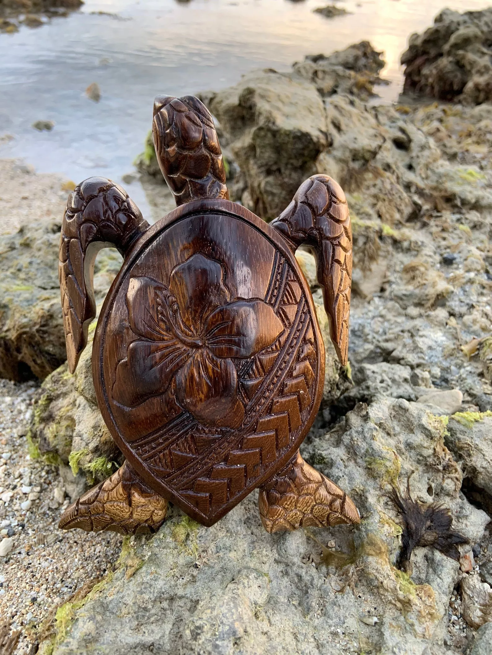 🌴🐢Hawaiian Turtle Woodcarving-Buy 2 for Free Shipping🔥