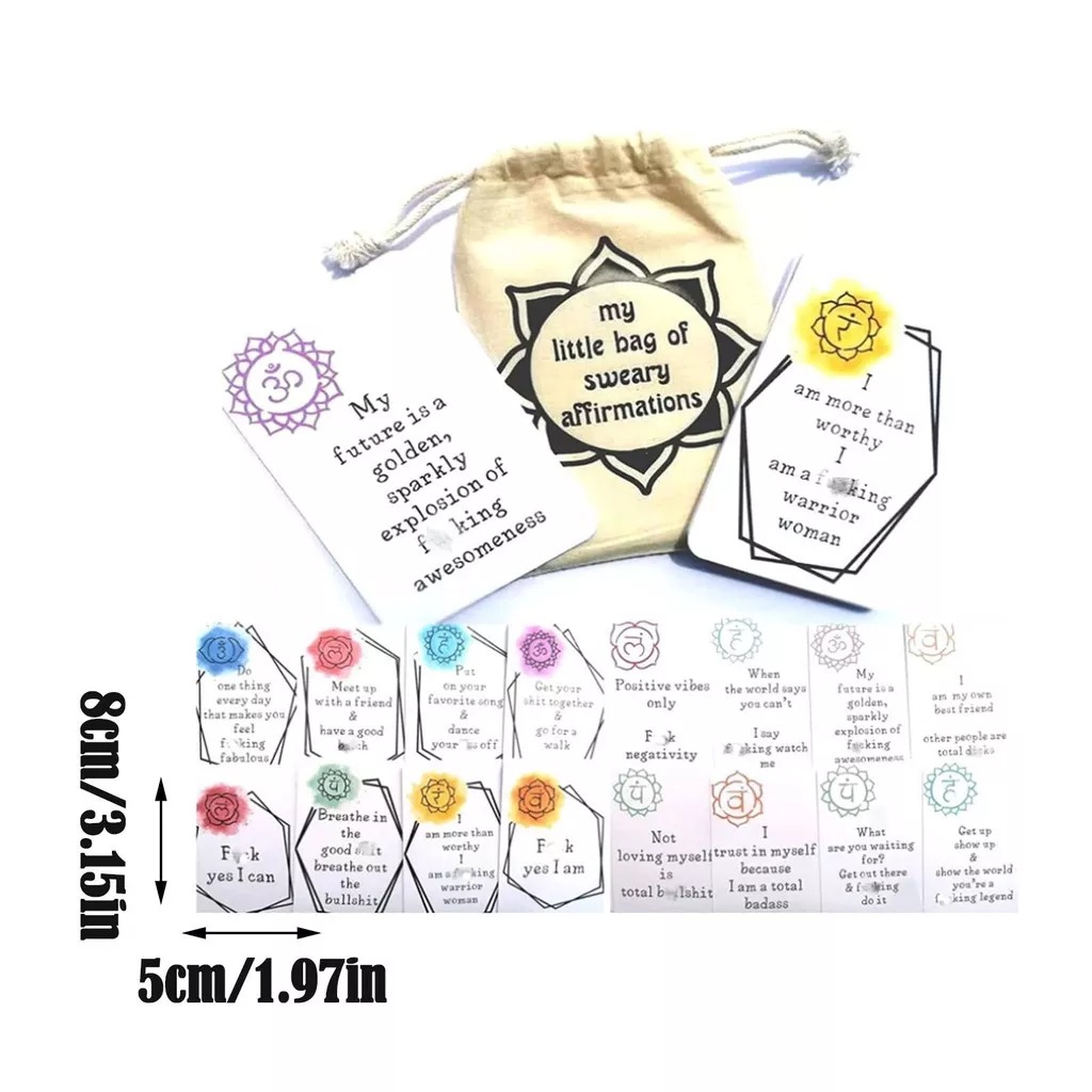 🎅Christmas Pre Sale🎁-Funny Affirmation Card Gift With Storage Pouch🎊