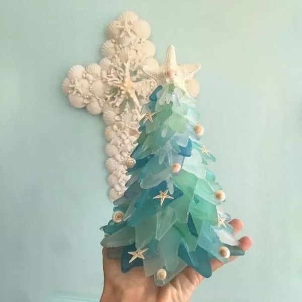 🎁Hot Sale🔥--🎄New Year Sea Glass Trees