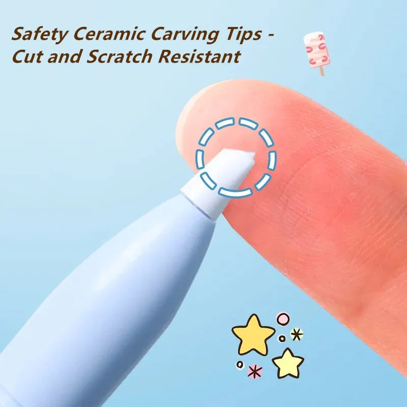 ✂️Mini Folding Pen Scissors Graving Knife for Kids👼-Buy 1 Get 1 Free