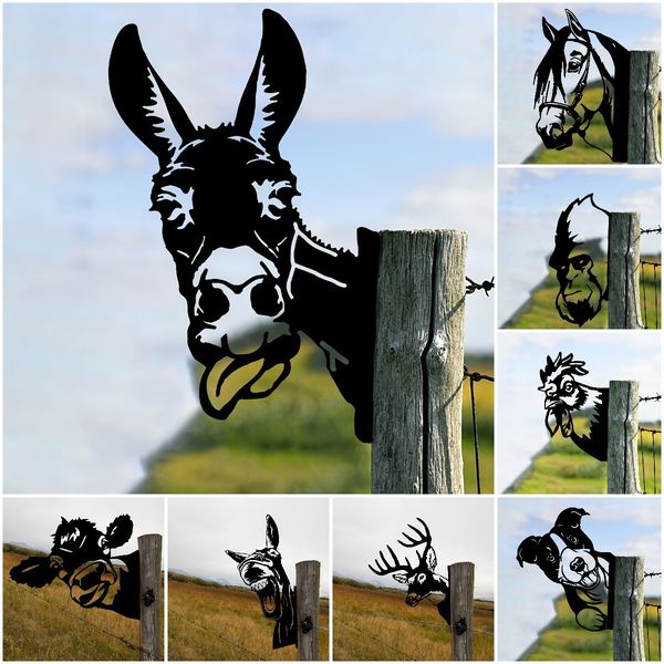 🔥HOT SALE🔥-😝Animal Metal Silhouette Ornament