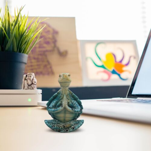 🐢Funny Yoga Turtle Craft Resin Decorative Yoga Turtle Ornament