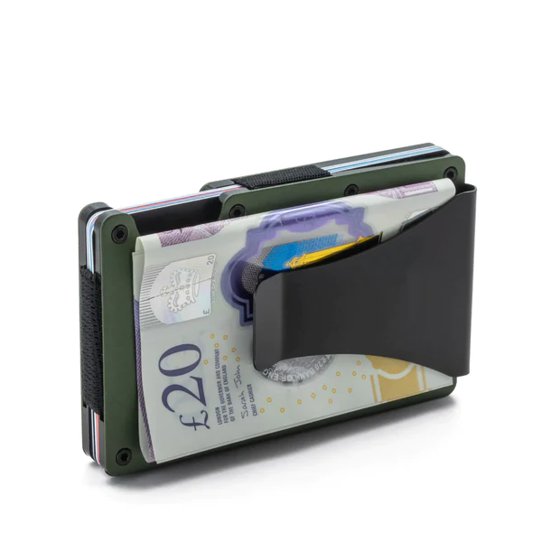 Shield Wallet with Money Clip