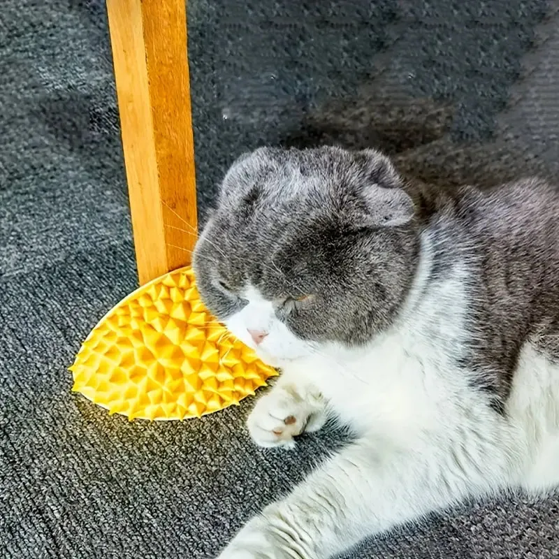 Cat Toys Corner Scratcher Comb Self-Adhesive Cute Durian