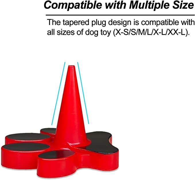 Dog Toy Holder Stopper Compatible with Classic Sizes X-S to XX-L