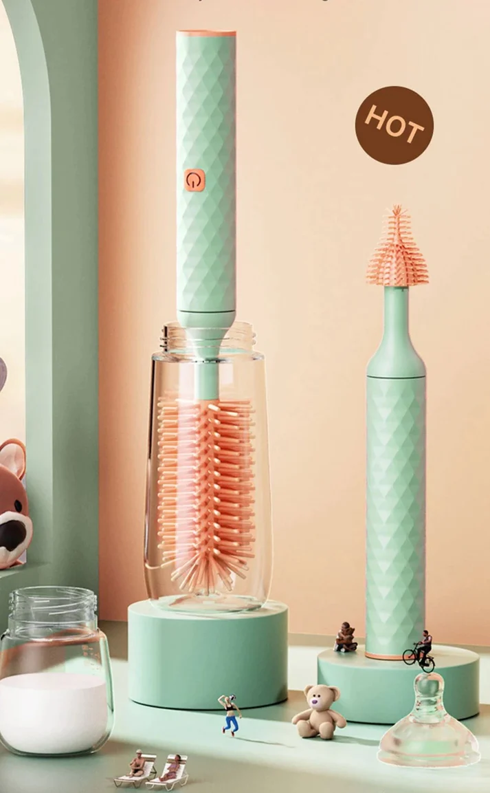 👩‍🍼Baby bottle companion - Silicone Electric Bottle Washer💦
