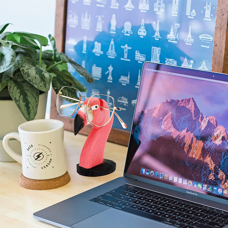 🐅🦓🎅🐓 3D Animal Spectacle Stand Made of Wood